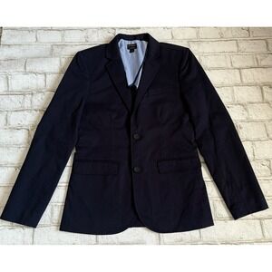 Crewcuts Boys' Thompson suit jacket in flex chino Dark Pacific 14